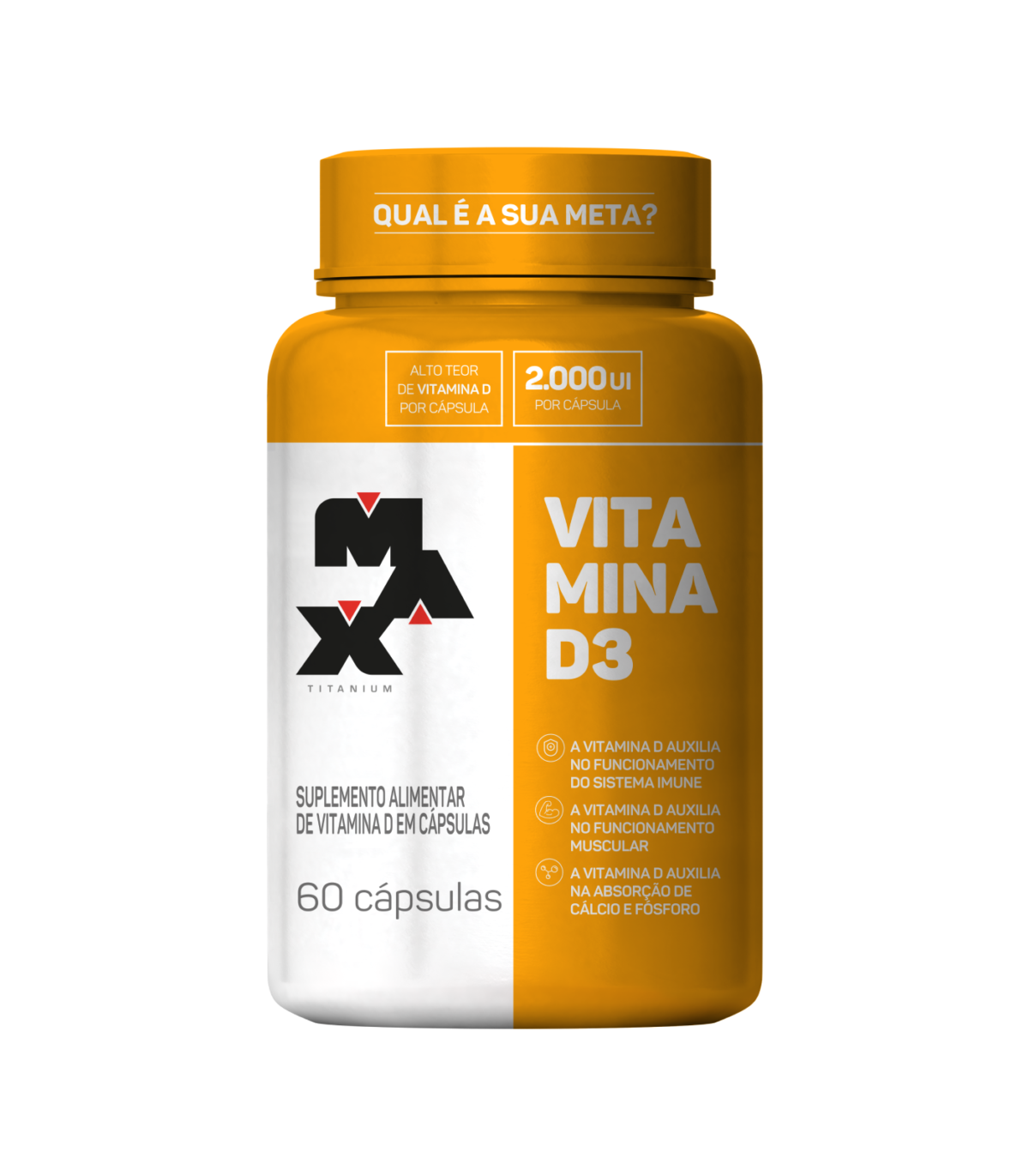 Vitamina D3 60 Capsulas