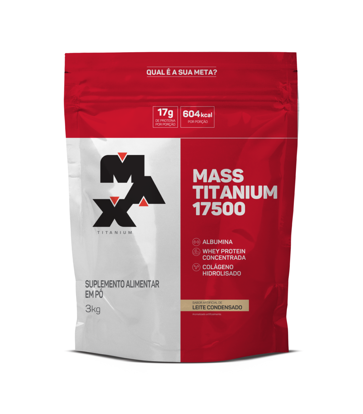 Mass Titanium 17500 3kg Leite Condensado