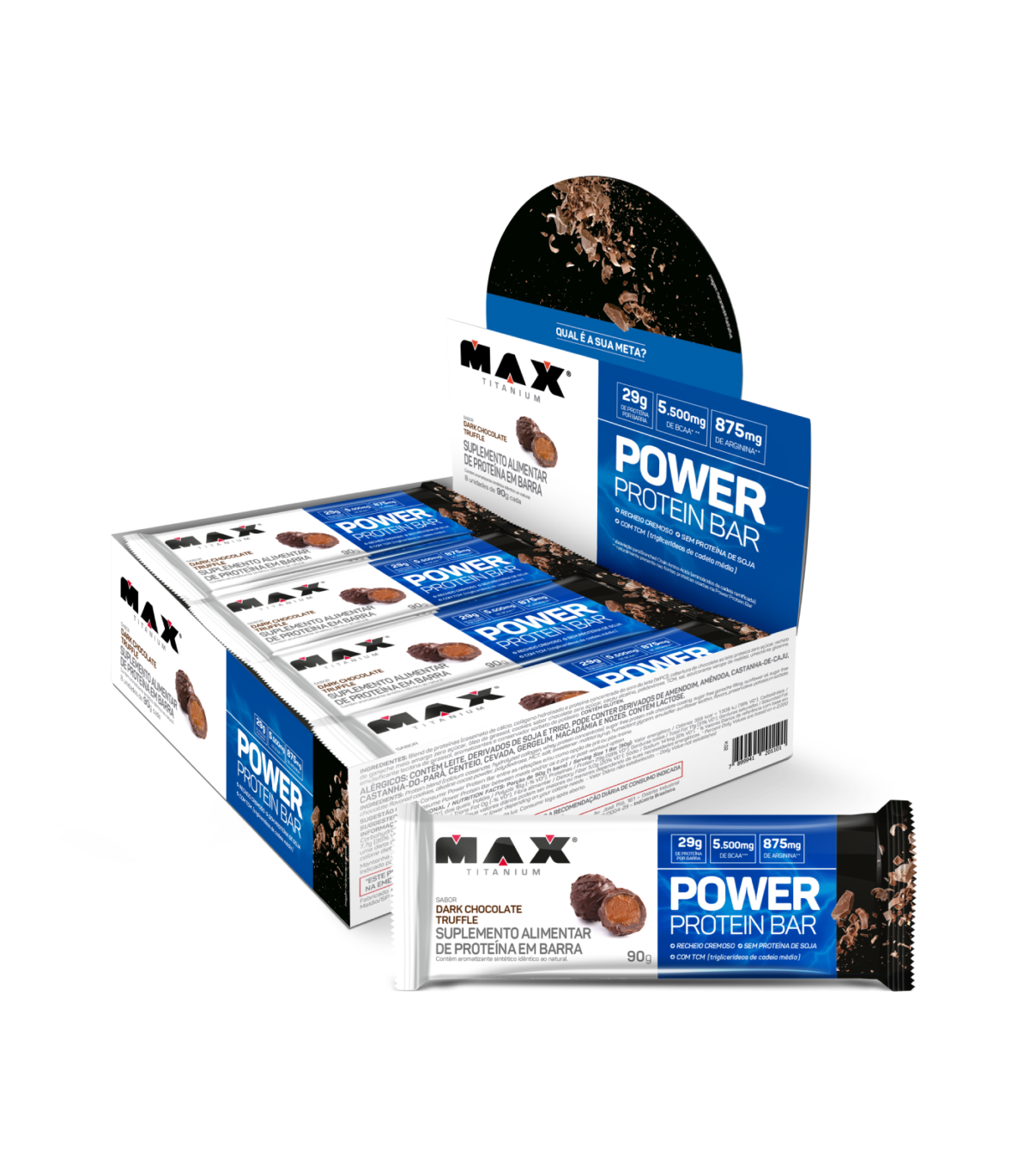 Power Protein Bar Dark Chocolate Truffle 90g 1