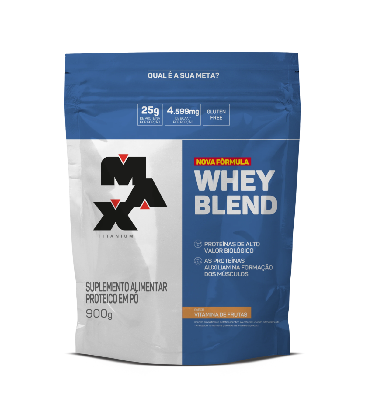 Whey Blend Refill 900g Vitaminas de Fruta